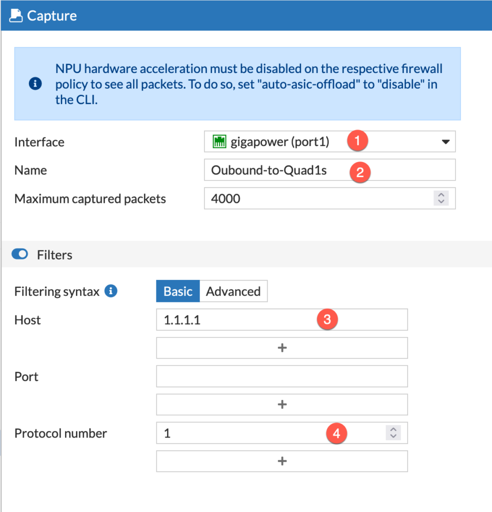Packet Capture Fortigate Multiple GUI Packet Captures at the same time – InfoSec Monkey