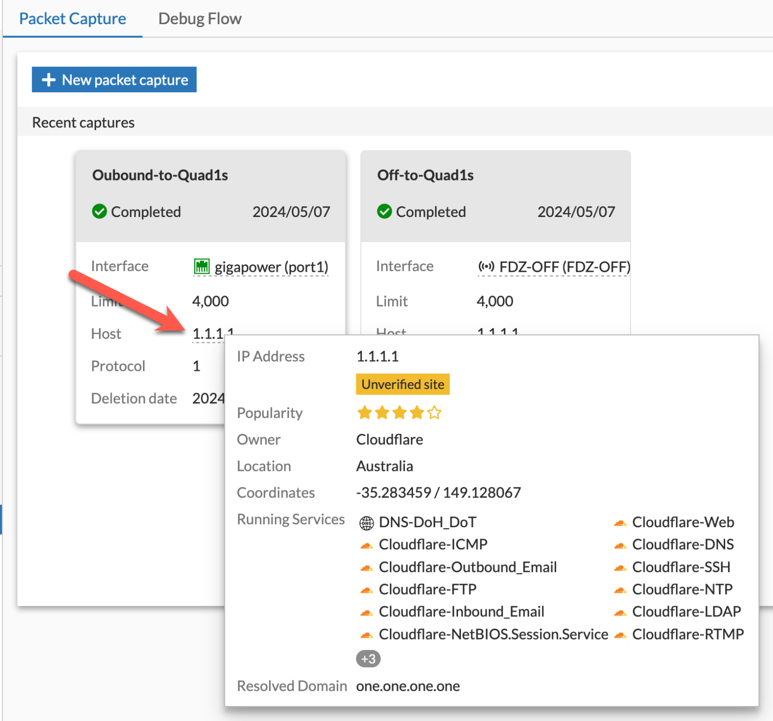 Packet Capture Fortigate Multiple GUI Packet Captures at the same time – InfoSec Monkey