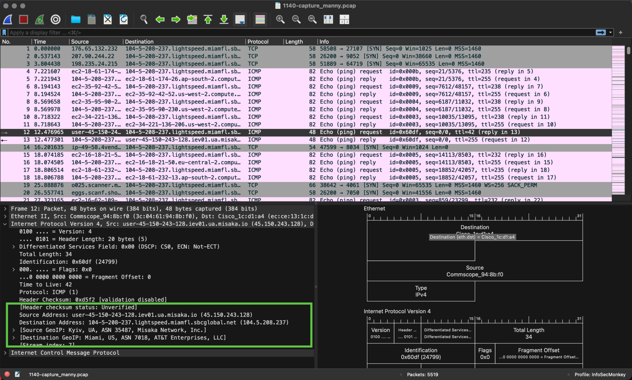 Basics of Wireshark – Session 5 – Address Resolution, GEO IP, and ...