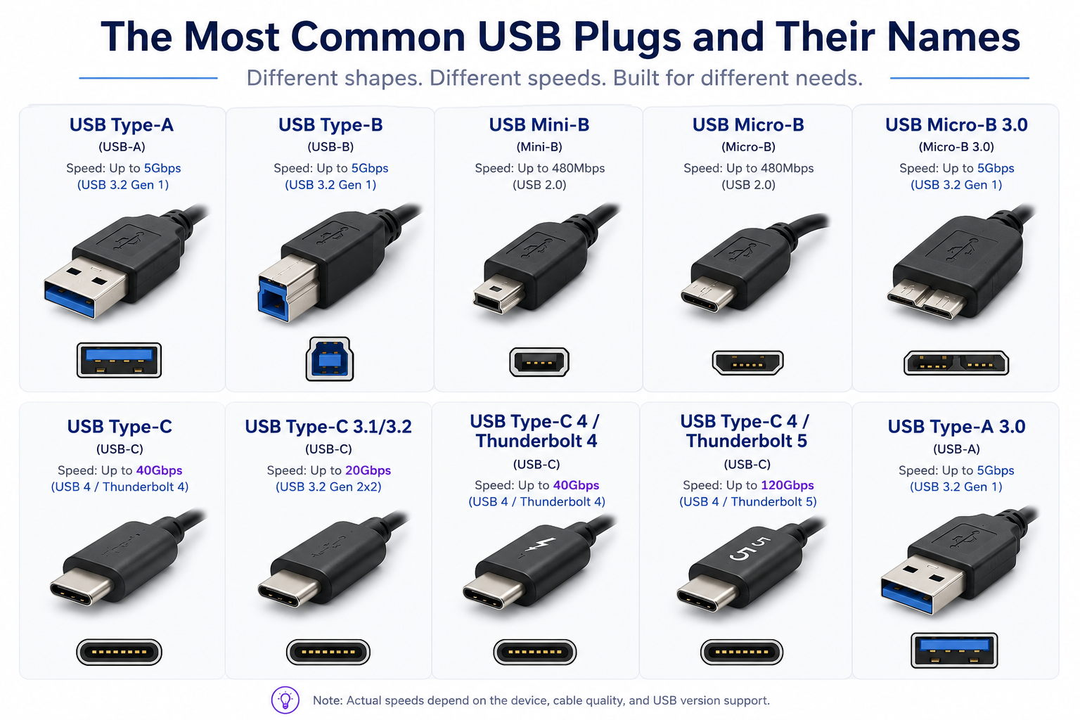 The Most Common USB Plugs and Their Names: A Practitioner’s Field Guide ...